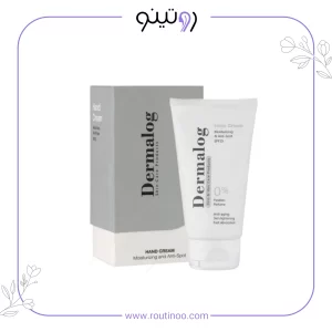 کرم مرطوب کننده دست درمالوگ حاوی ضد لک با spf 15