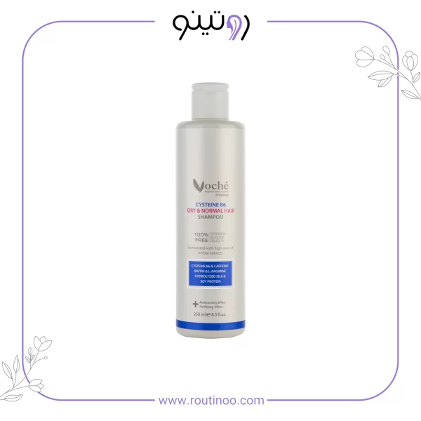 شامپو سیستین b6 وچه تقویت کننده مو خشک و معمولی