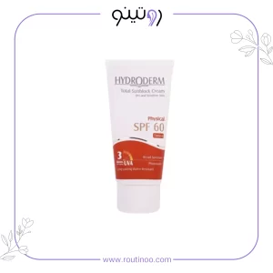 کرم ضد آفتاب هیدرودرم بژ روشن SPF 60