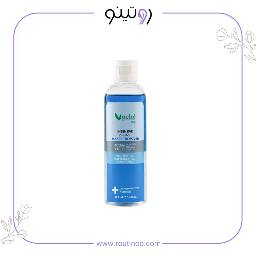 محلول پاک کننده آرایش دوفاز 100میل وچه