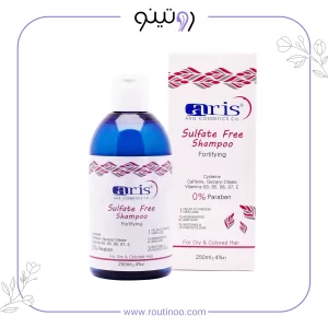 خرید شامپو تقویت کننده مو اریس مناسب موهای خشک و رنگ شده