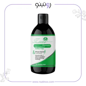 عکس شامپوی زیکسار کنترل کننده چربی فاقد سولفات مناسب موی چرب