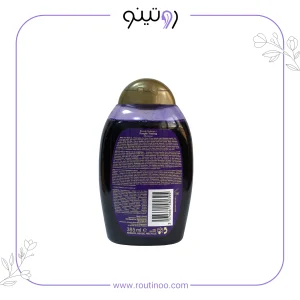 قیمت شامپو ضد زردی او جی ایکس فری سولفات بنفش 385ml